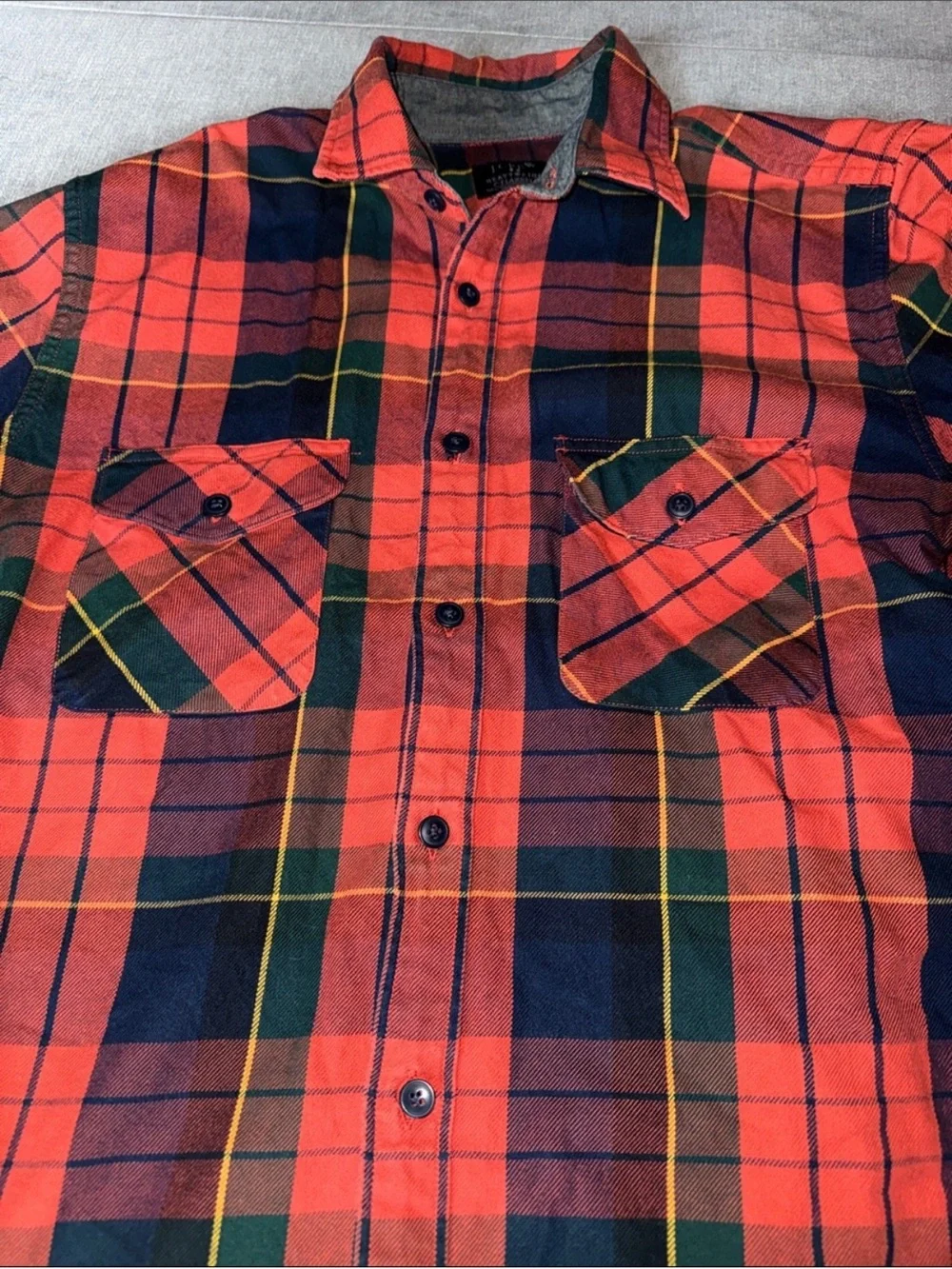 J. Crew Red Plaid Button-Down Shirt
